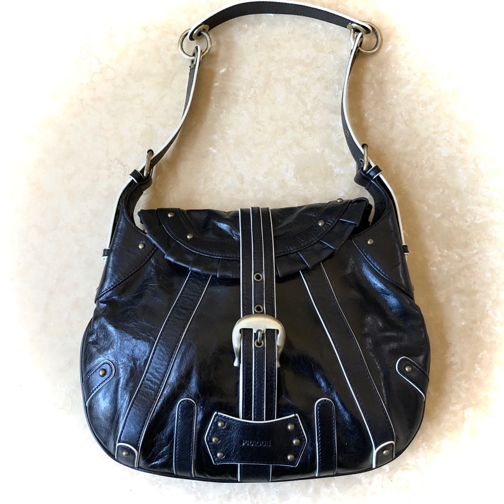 Like New Prague Smooth Leather Shoulder Bag